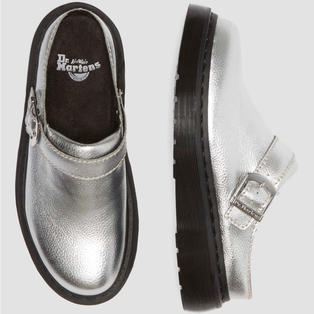 NEW Dr. Martens Laketen Slingback Mule | Metallic Tumble